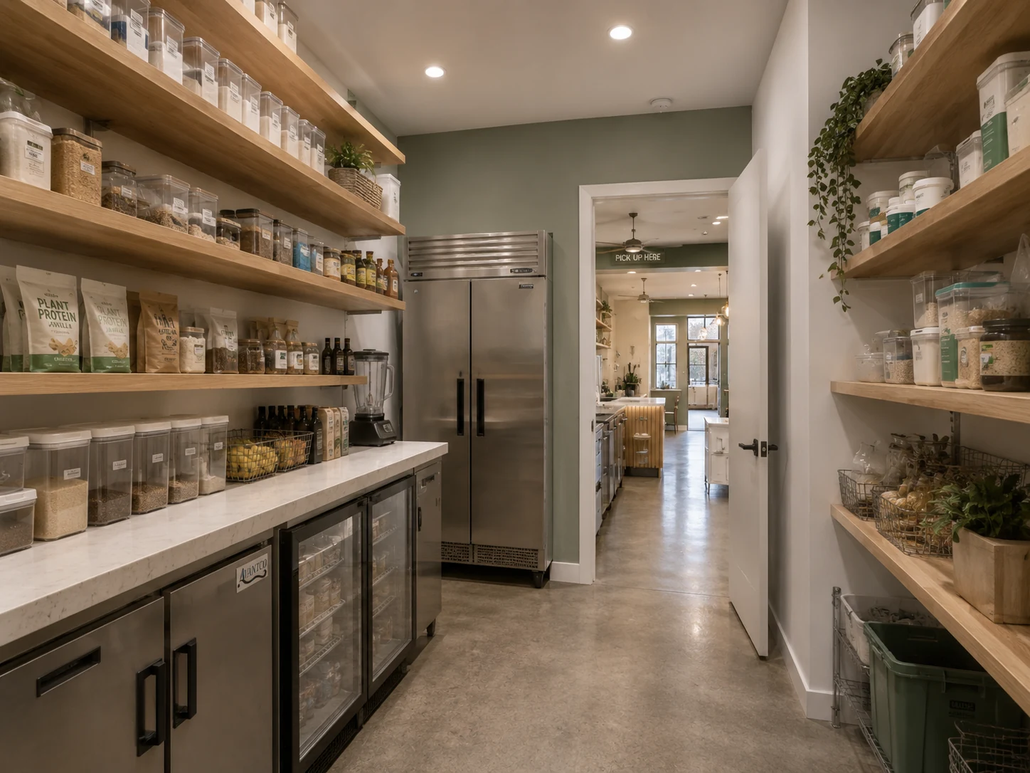 Pantry and dry storage room