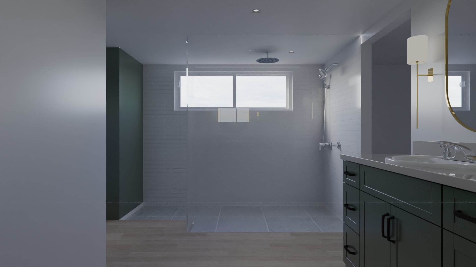 Interior rendering — alternate view