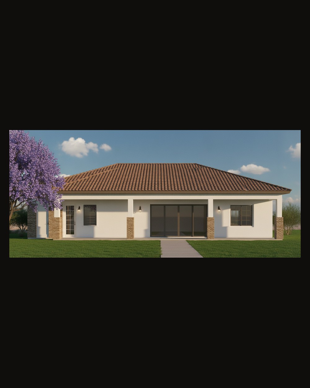 Single-story casita — exterior rendering