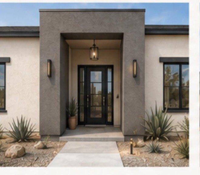 Recessed entry — detail view