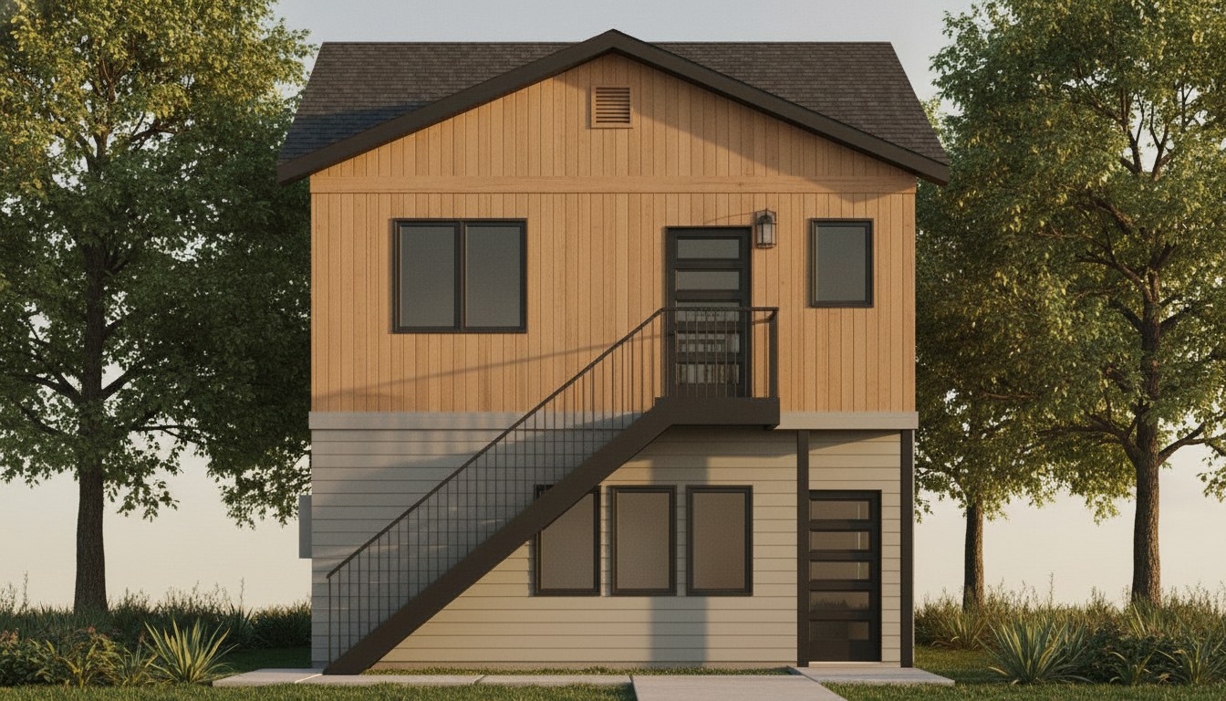Front exterior rendering