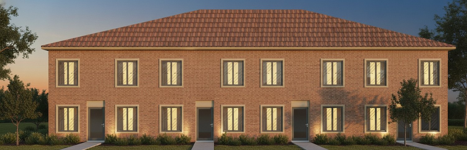 Dusk exterior rendering